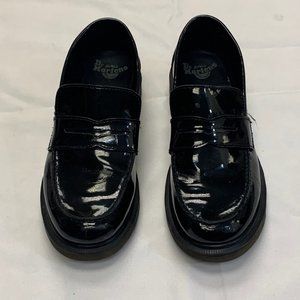 Dr. Martens Clara Black Slip On Penny Loafers